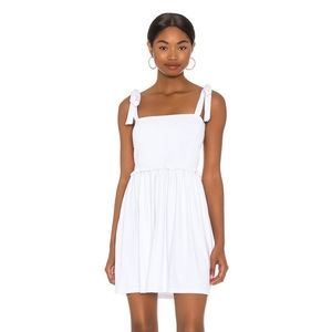 Susana Monaco Smocked Bodice Dress in Sugar NWT Size M